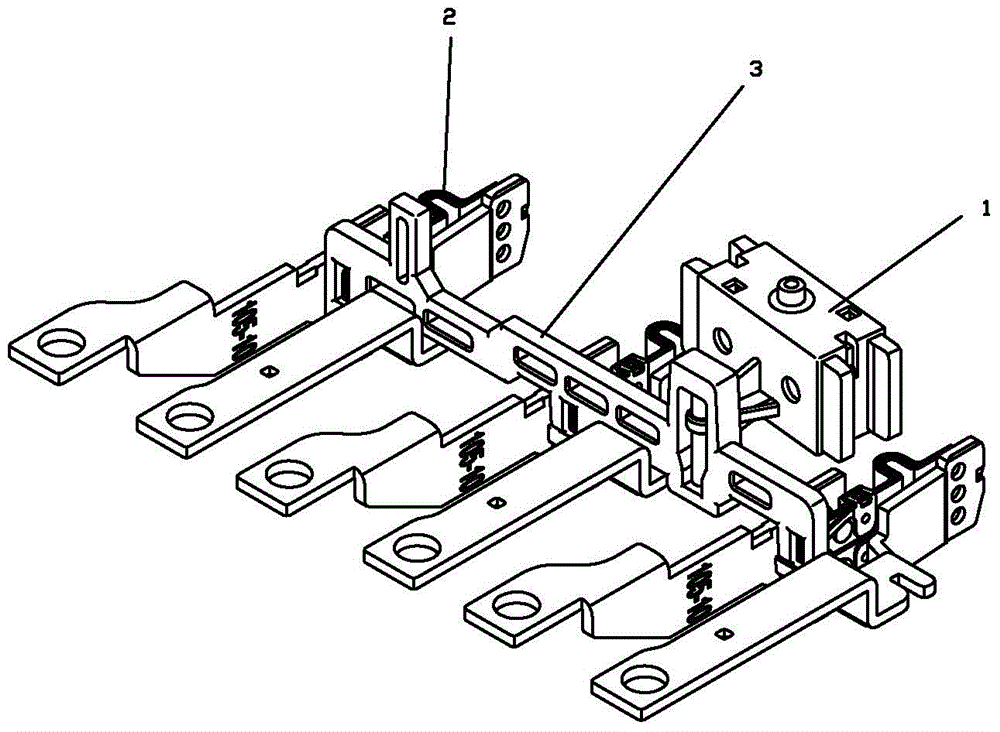 A Pushing Mechanism of Multi-channel Magnetic Latching Relay with Easy Installation and Reliable Limit