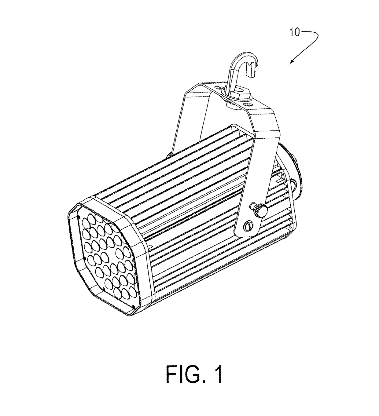 High intensity light-emitting diode luminaire assembly