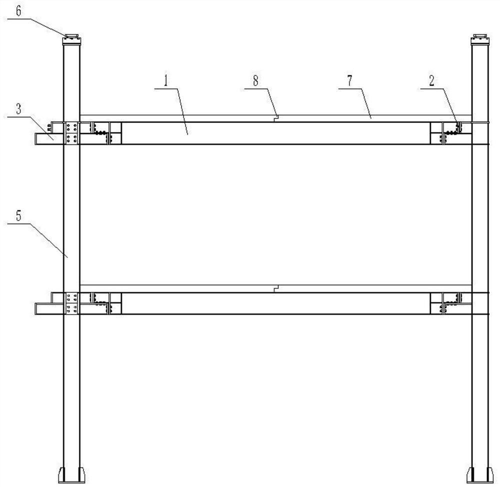 Fabricated building structure