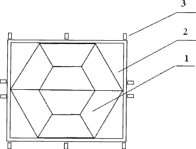 Large-sized artificial nuclide plane source calibration device and gamma ray spectrometer calibration method thereof