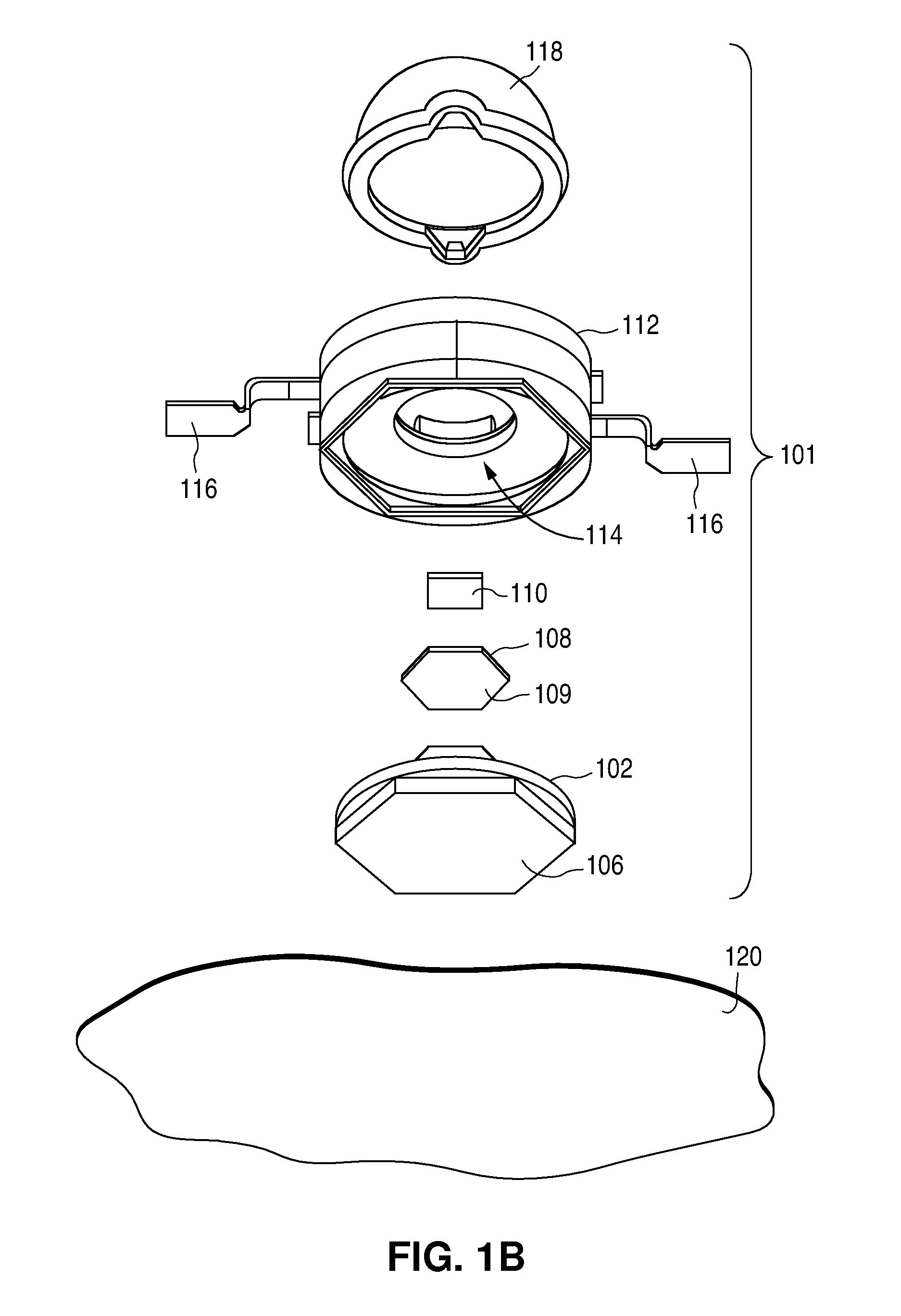 Accurate alignment of an LED assembly