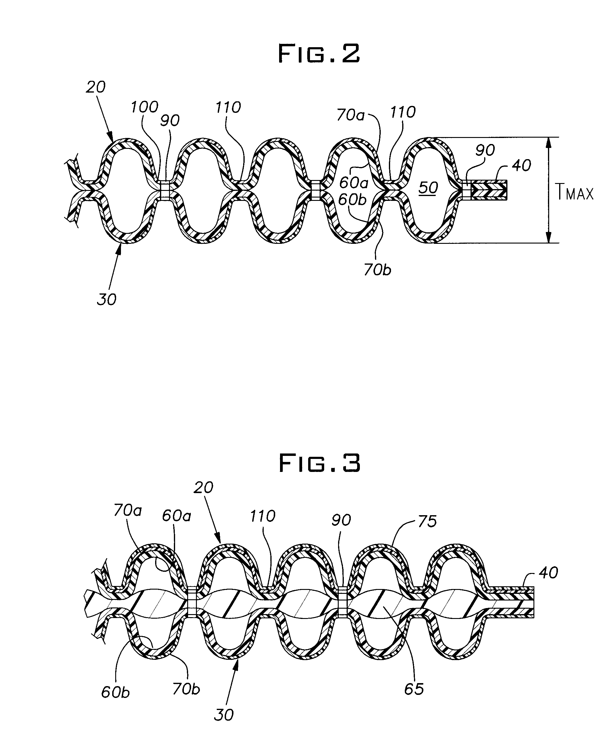 Method and device for dispersing and dampening impact forces