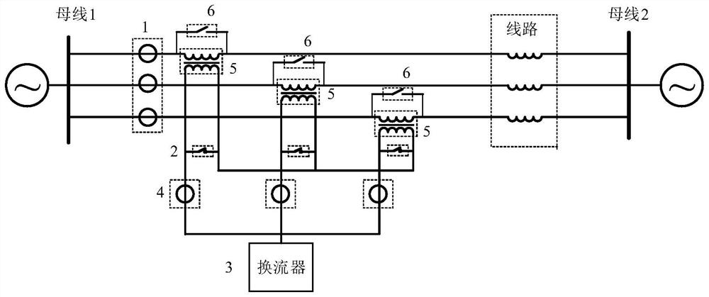 Control method and control device for eliminating influence of series compensator on line protection