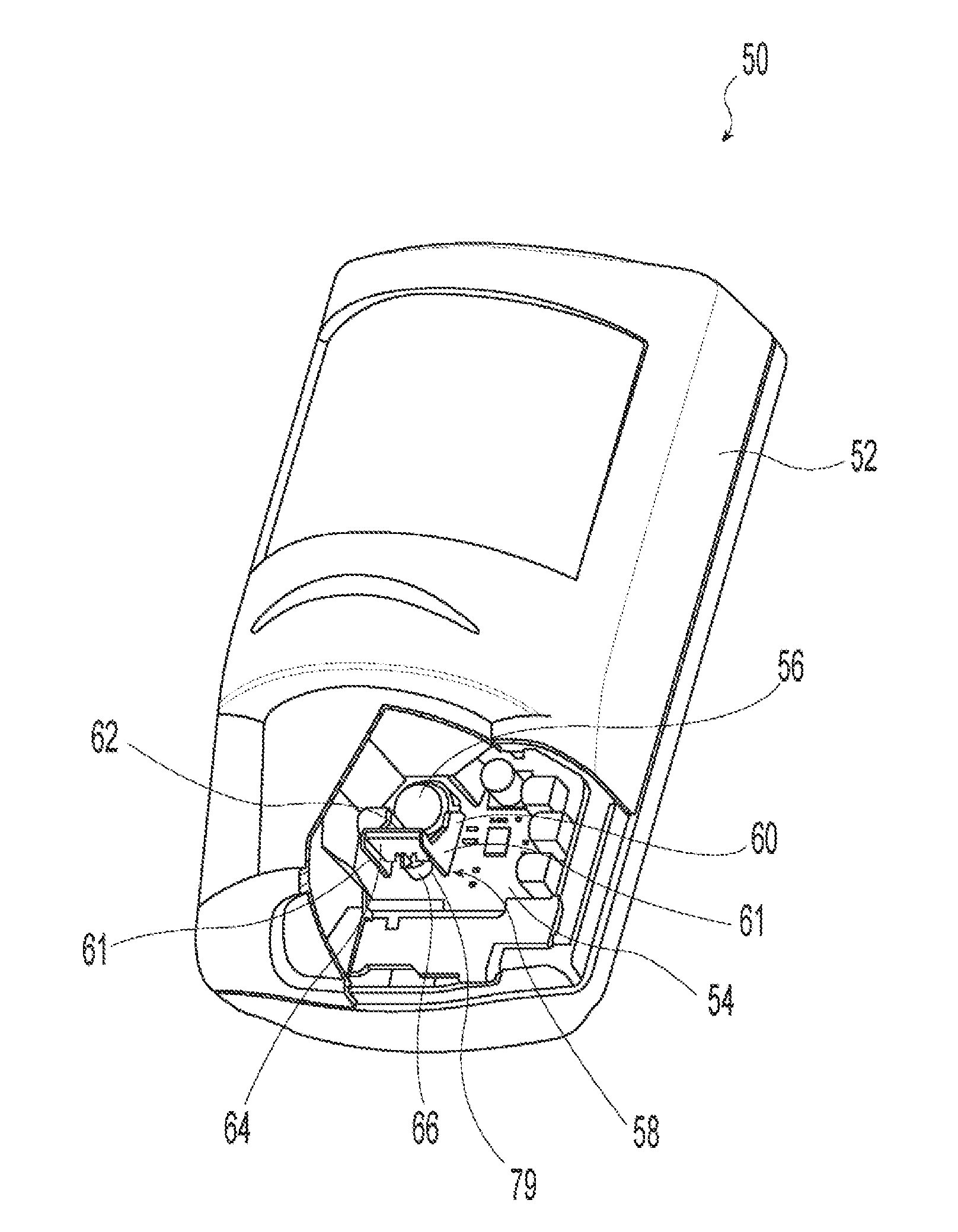 Lookdown zone mask for intrusion detector