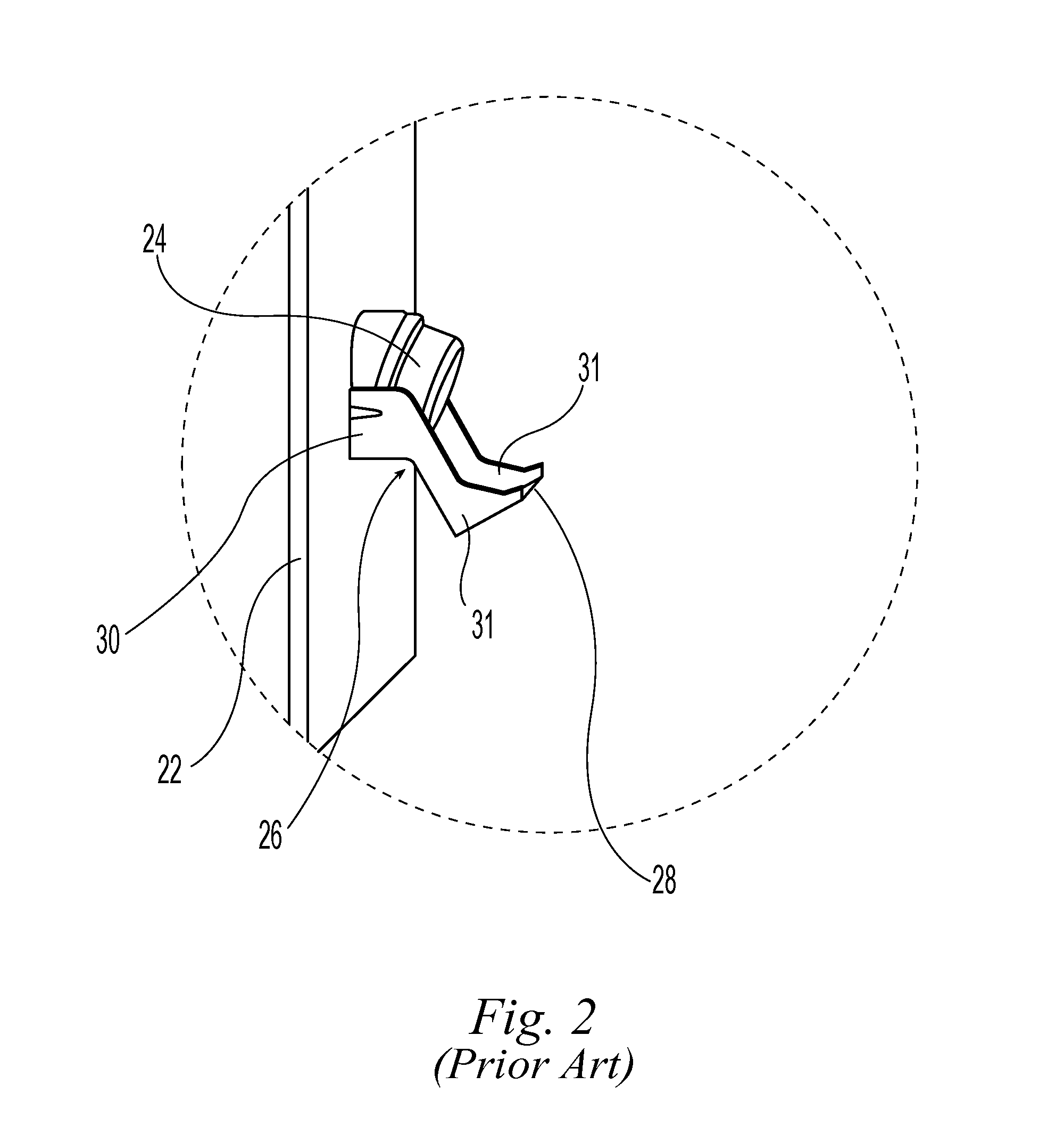 Lookdown zone mask for intrusion detector