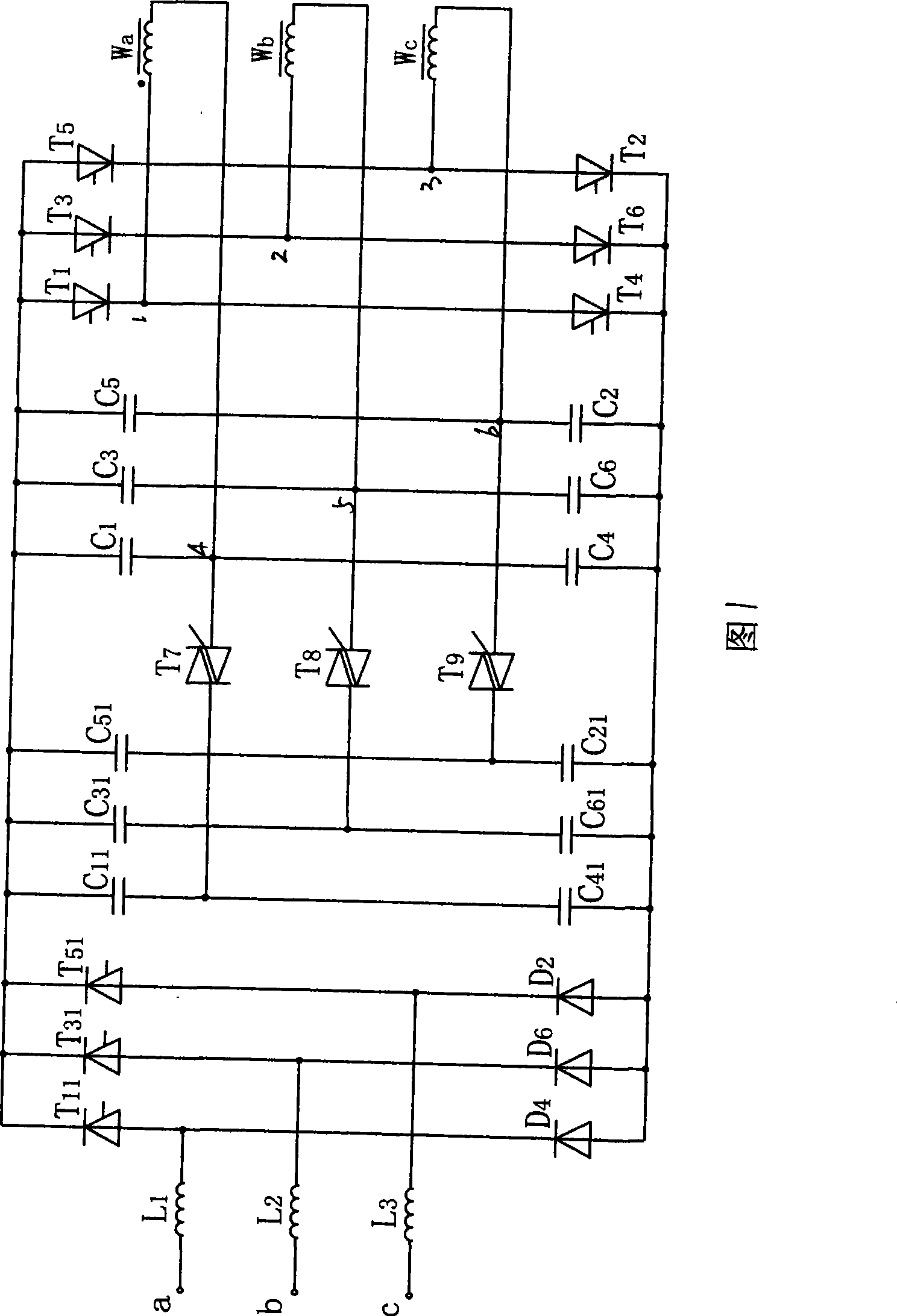 Non feedback type AC frequency conversion apparatus for asynchronous motor