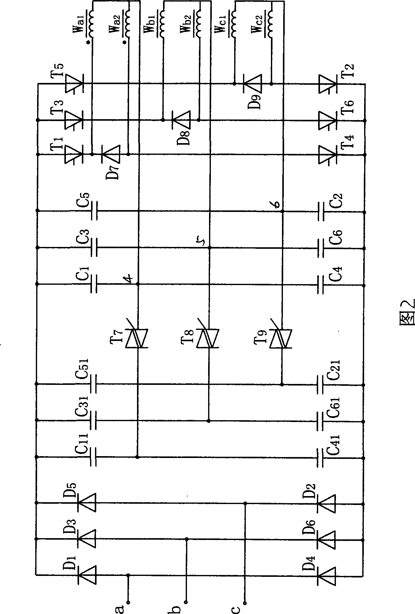 Non feedback type AC frequency conversion apparatus for asynchronous motor