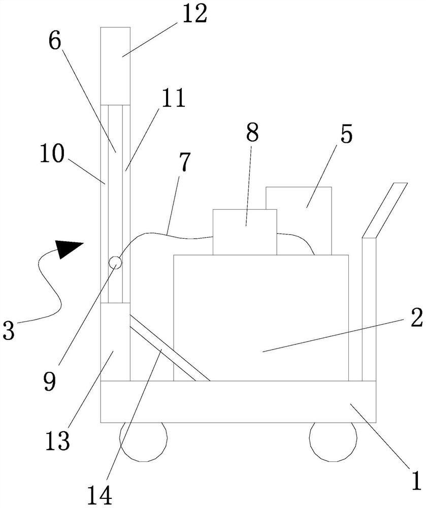 Portable heat flow barrier device for fire scene combat