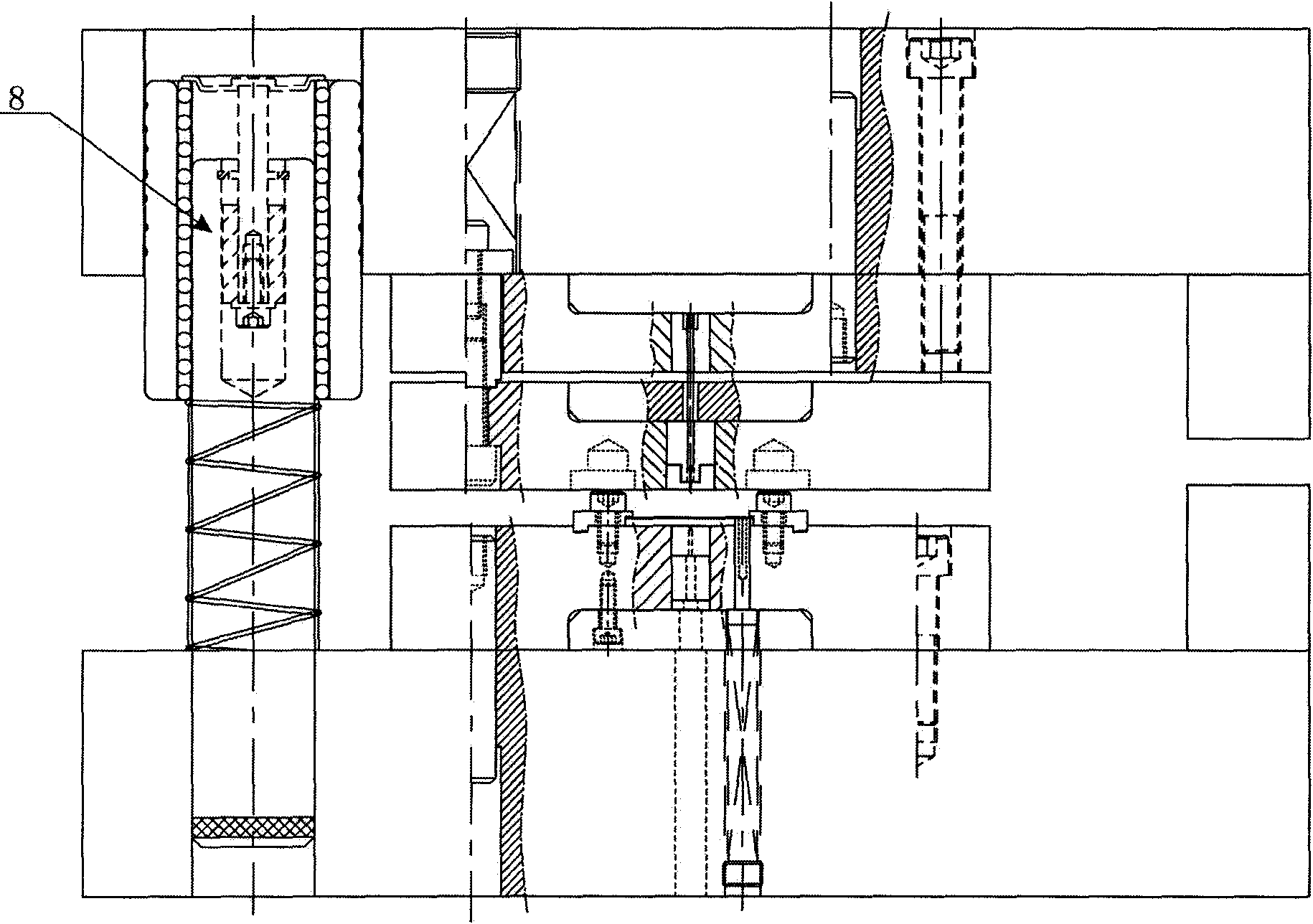 Small hole rapid molding process