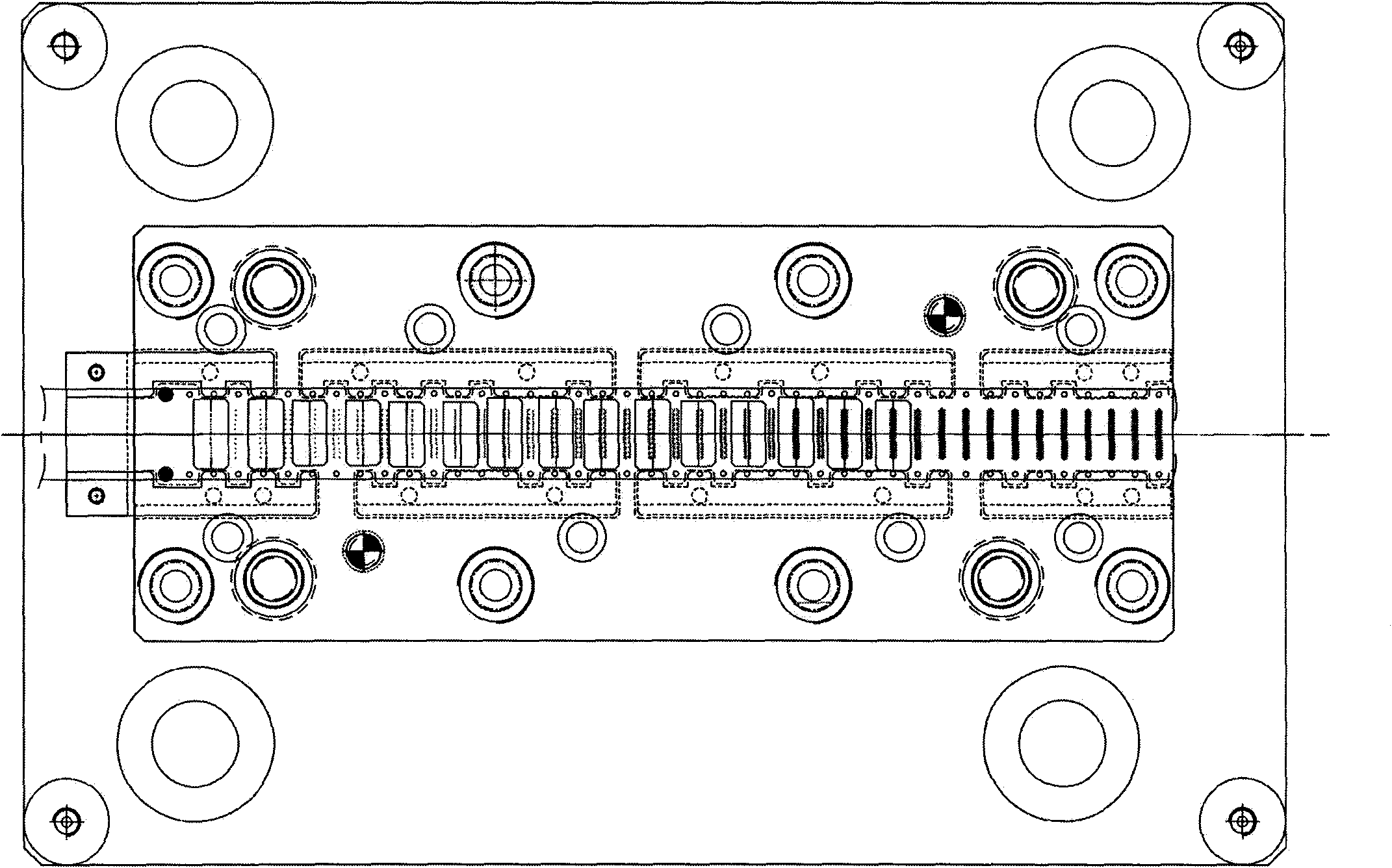 Small hole rapid molding process