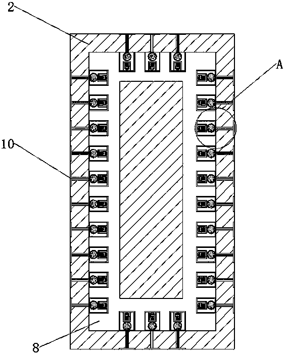 Ceramic sucking disc crack warning device for photovoltaic cell diffusion production, and using method thereof