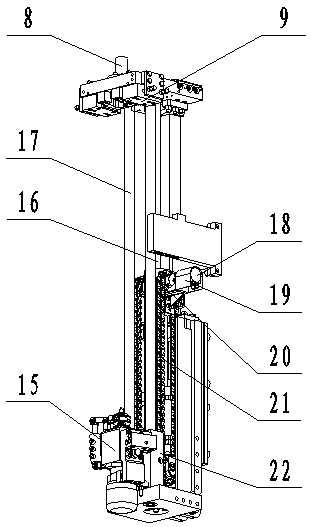 A fully automatic anchor cable drilling rig in a coal mine