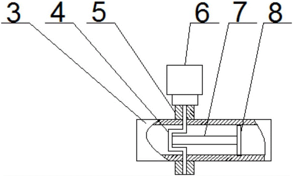 Wet type tail gas treatment device of ceramic kiln