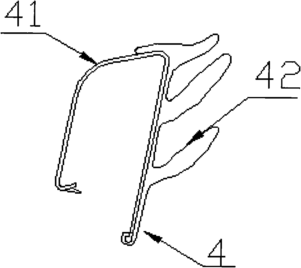 Outer holding strip assembly of automobile door