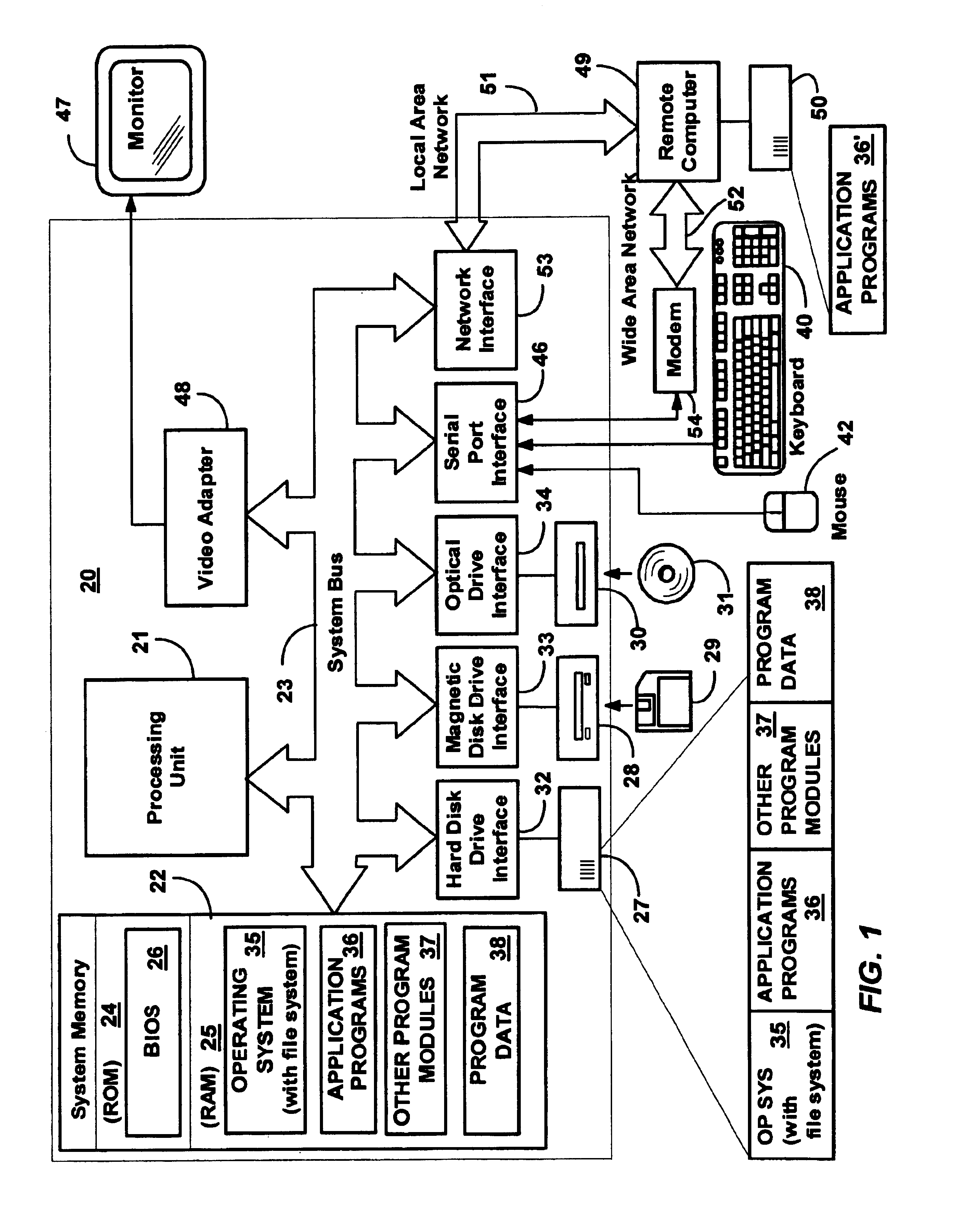 Query trees including or nodes for event filtering