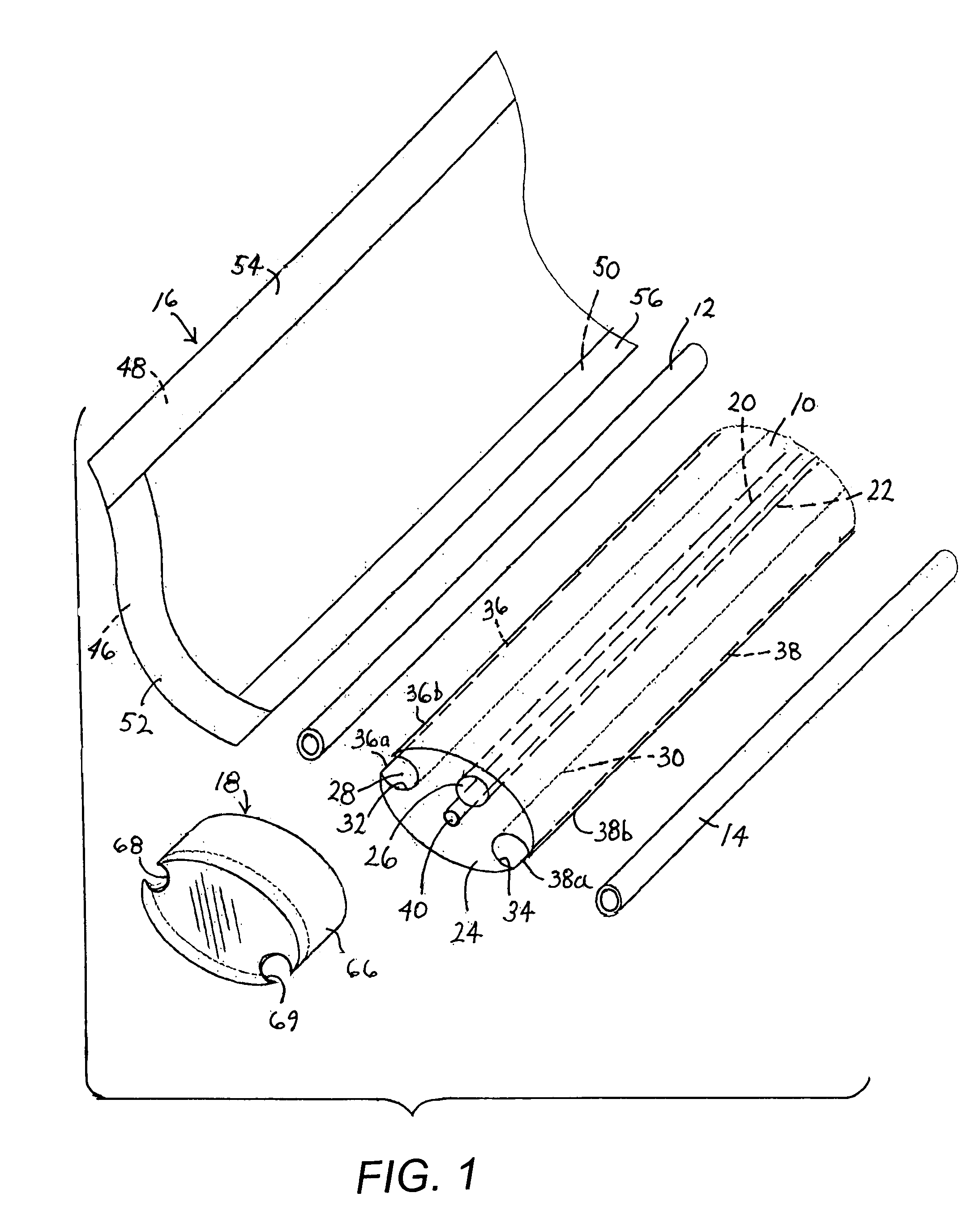 Endoscope with open channels