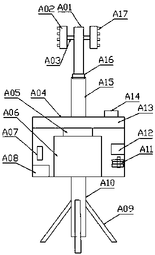 Automatic spraying deinsectization device for agriculture