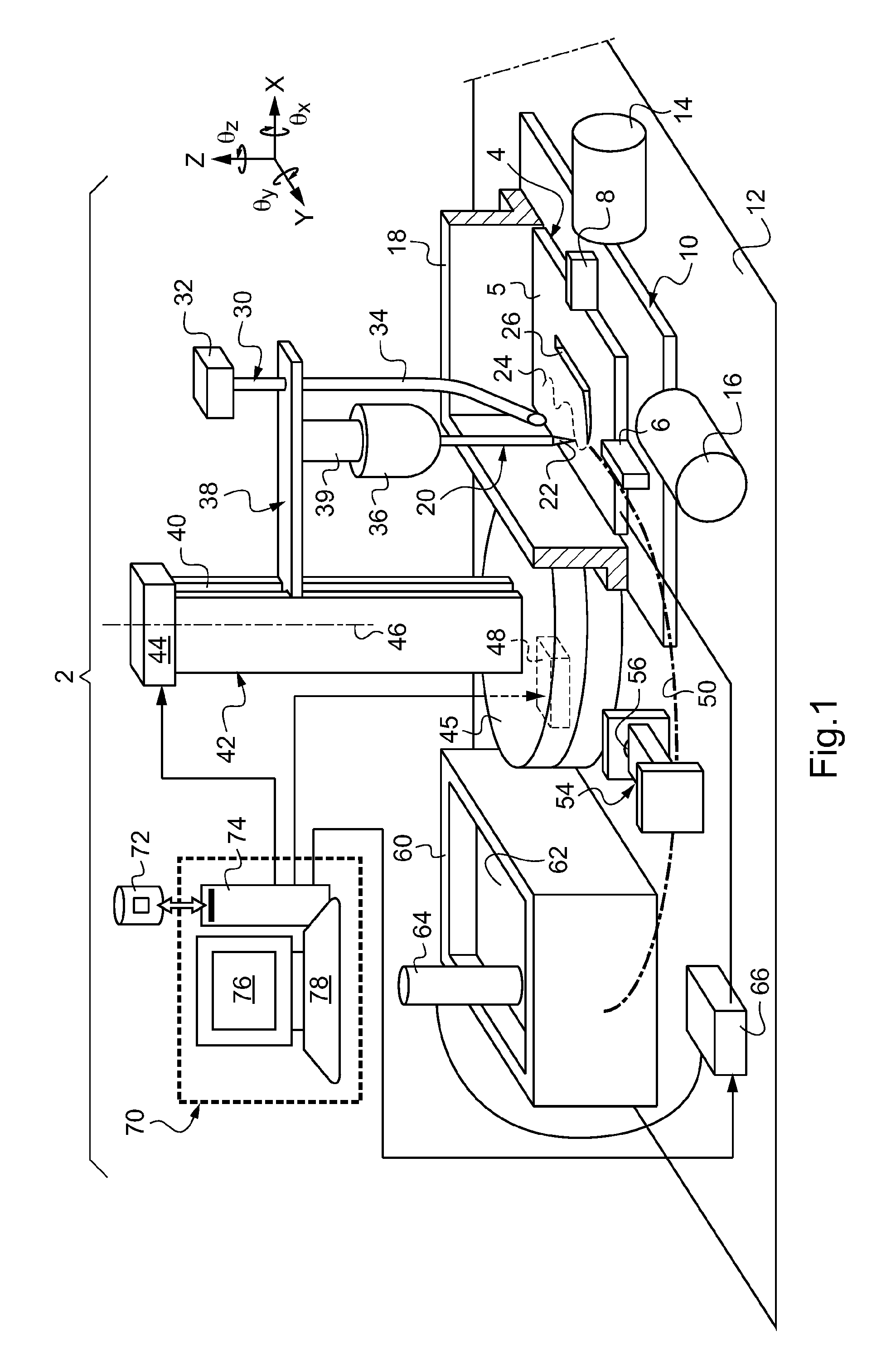 Machine and method for machining a part by micro-electrical discharge machining