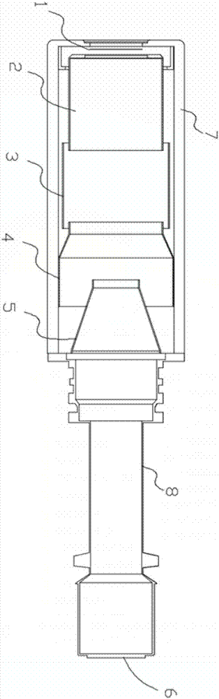 Large object plane X-ray stripe image converter tube and electronic optical imaging system