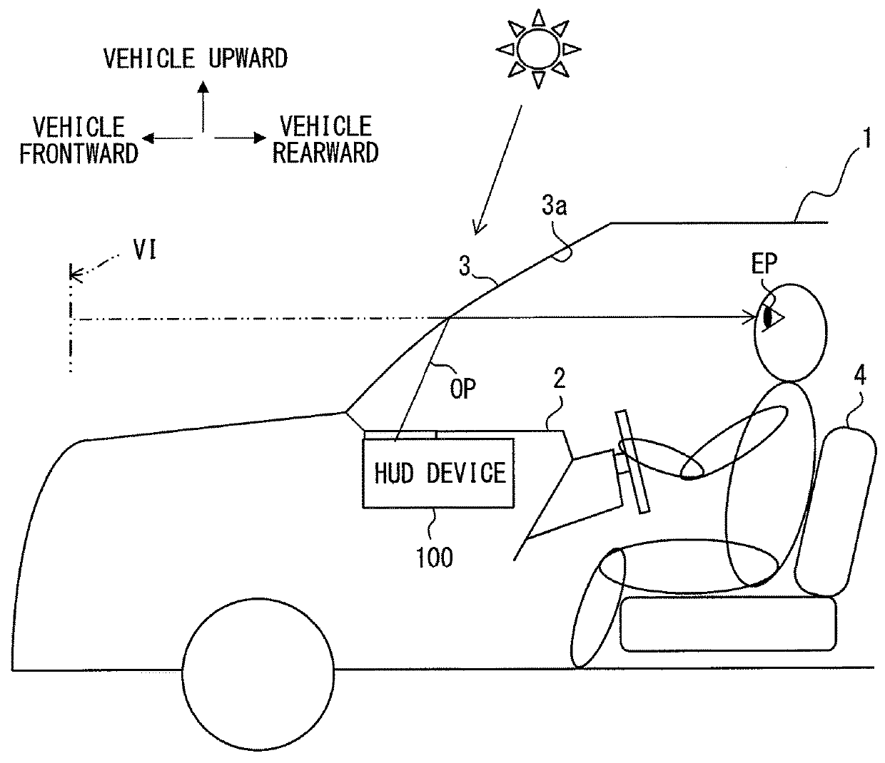 Head-up display device