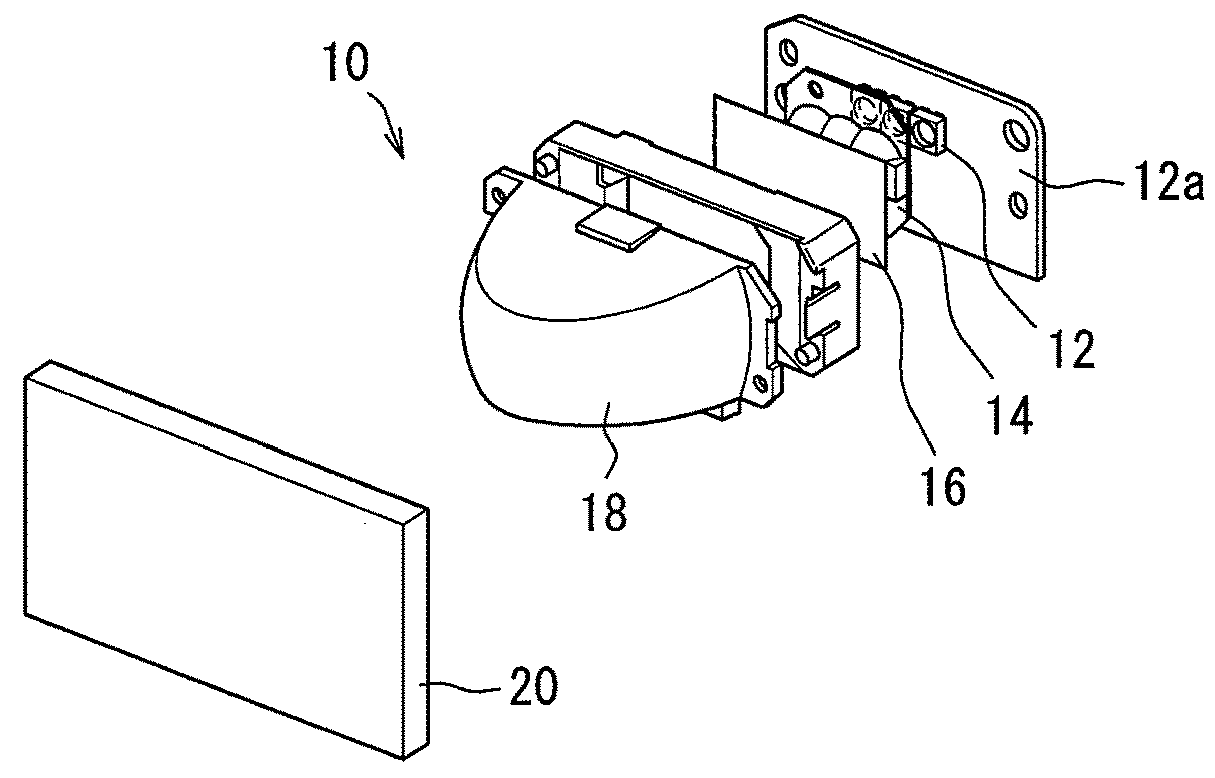 Head-up display device