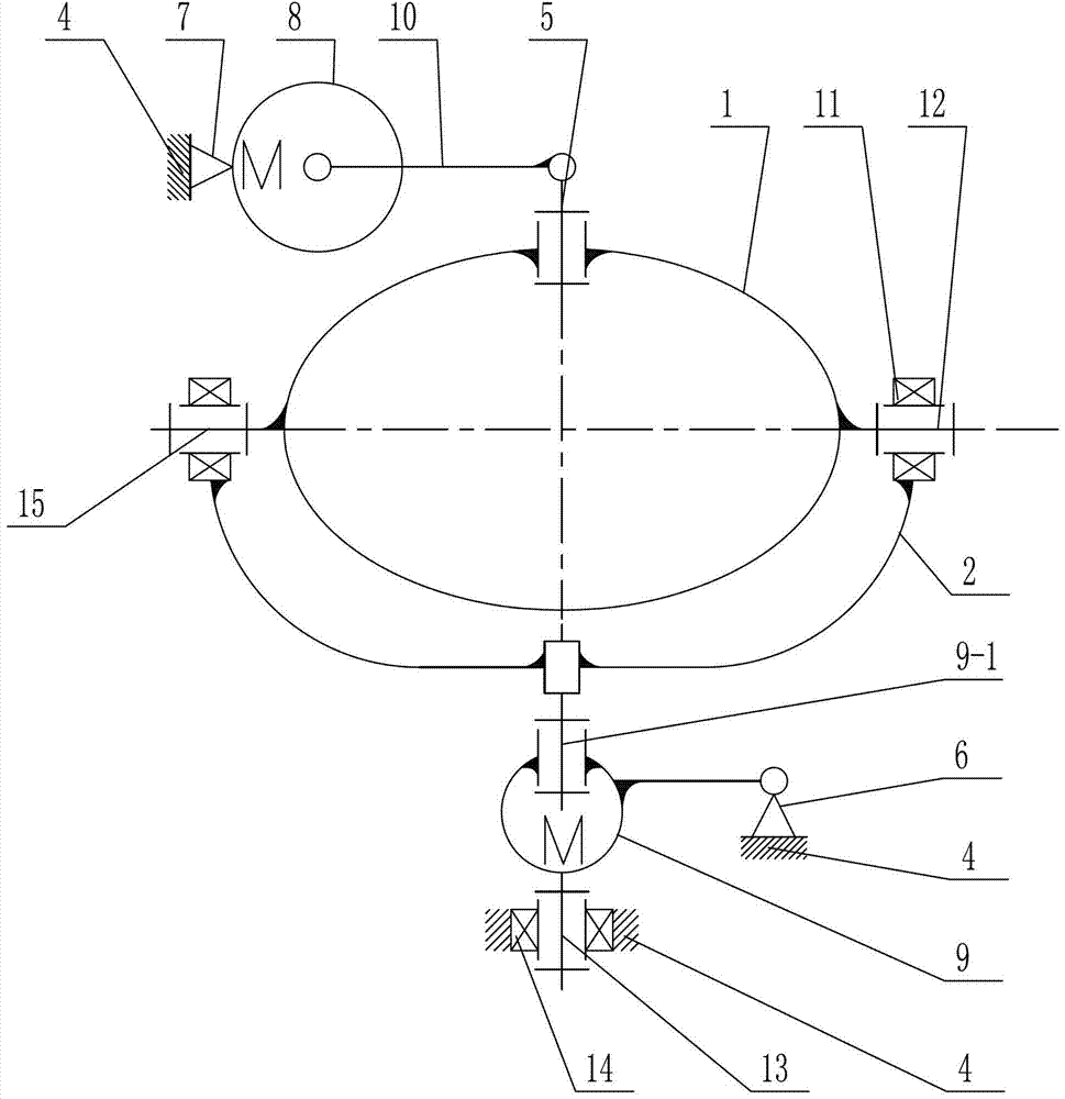 The transmission mechanism of the afs module of the automobile headlight