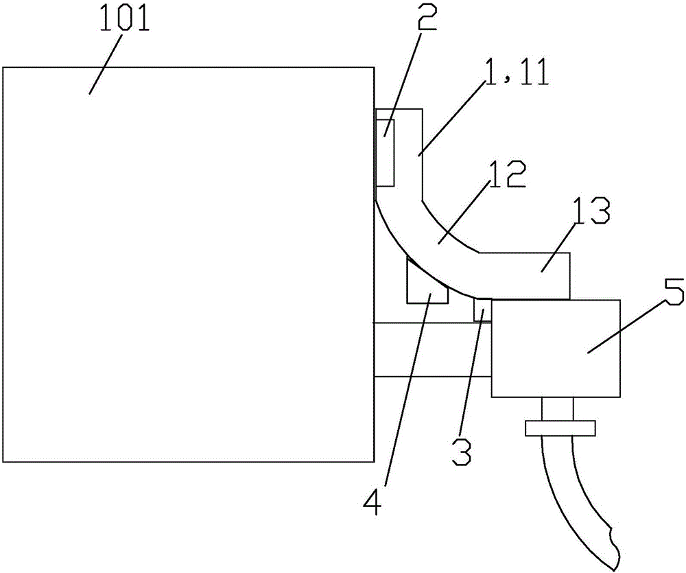 System for on-line monitoring abnormal vibration of GIS equipment isolating switch