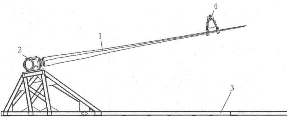 Fatigue test method of wind driven generator blade