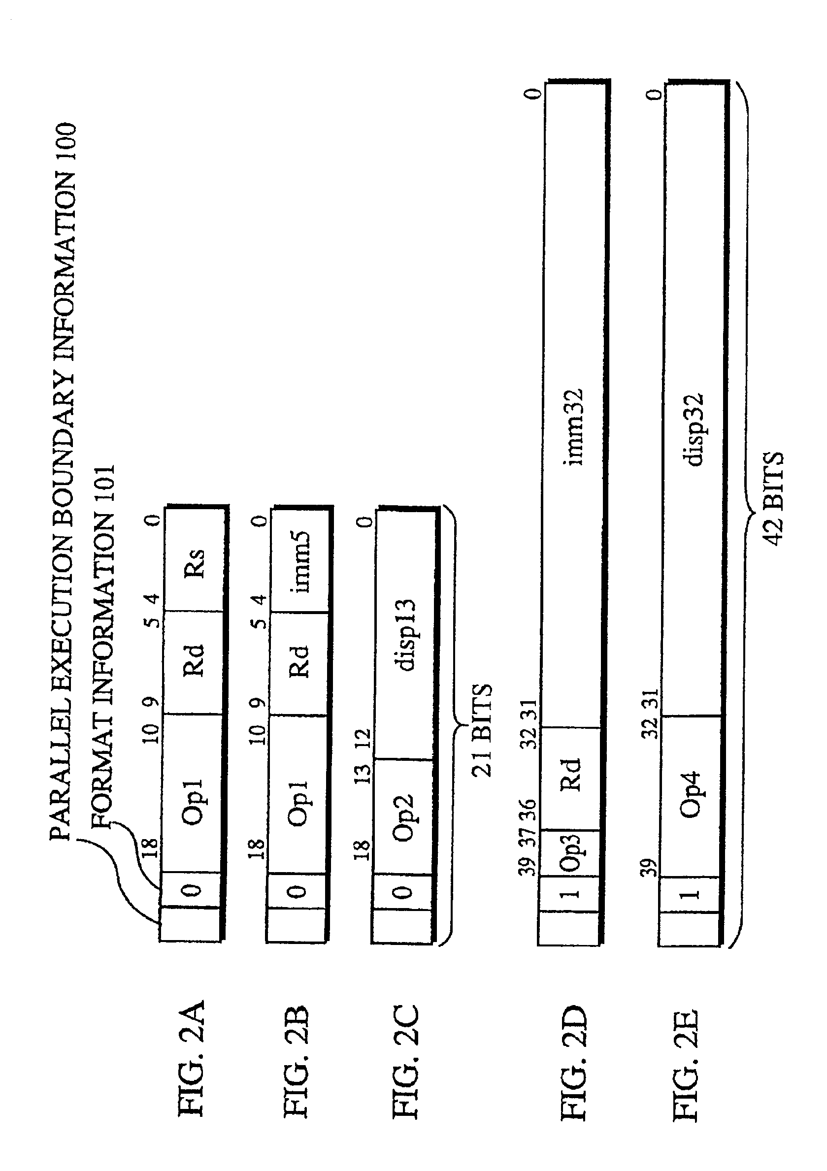 Processor for executing instructions in units that are unrelated to the units in which instructions are read, and a compiler, an optimization apparatus, an assembler, a linker, a debugger and a disassembler for such processor