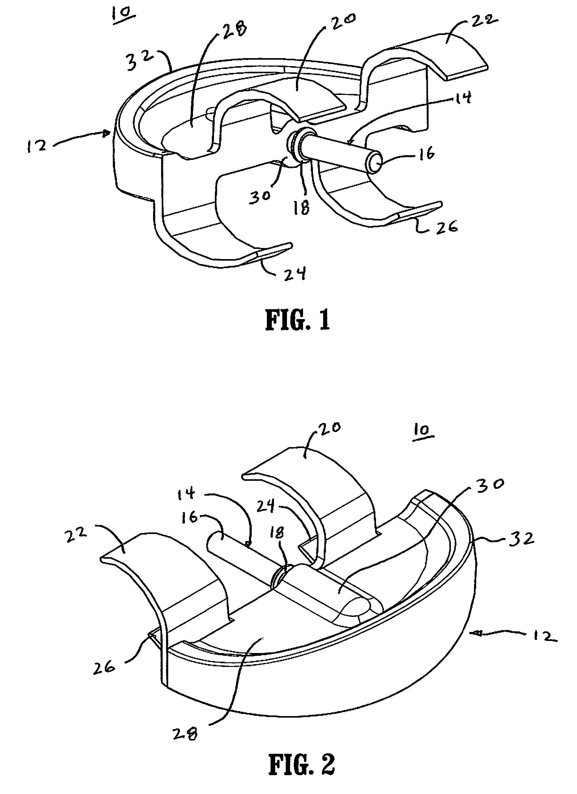 Locking shipping wedge