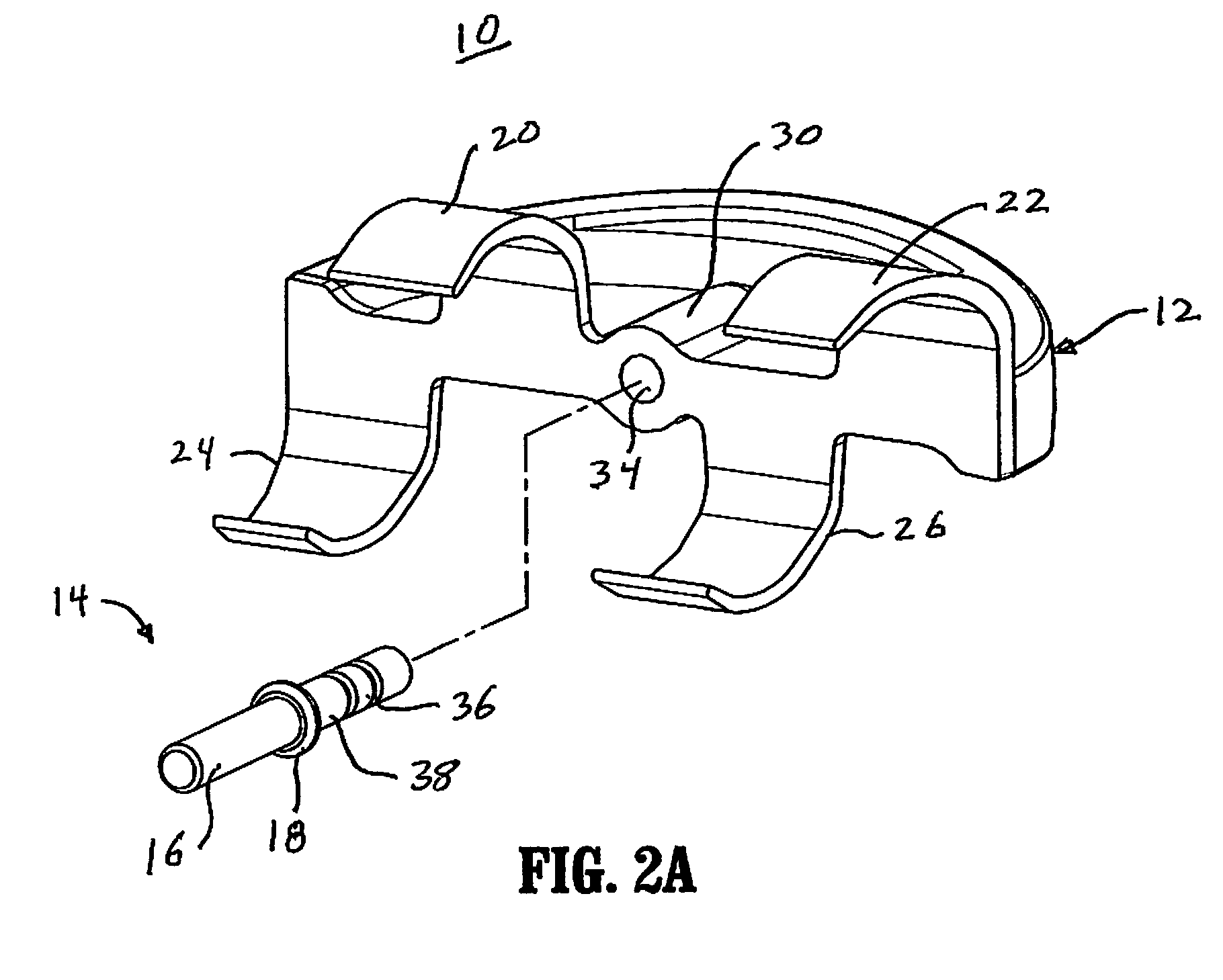 Locking shipping wedge