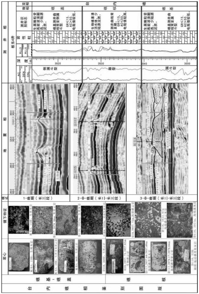 Biological reef reservoir identification method