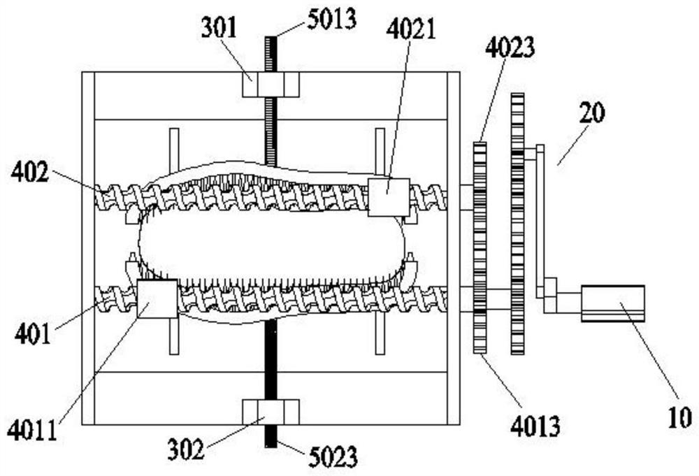 Disassembling device for annular heating shoe soles of waste shoe materials