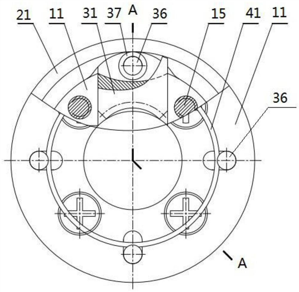 Separation and reunion nut and separation and reunion method thereof