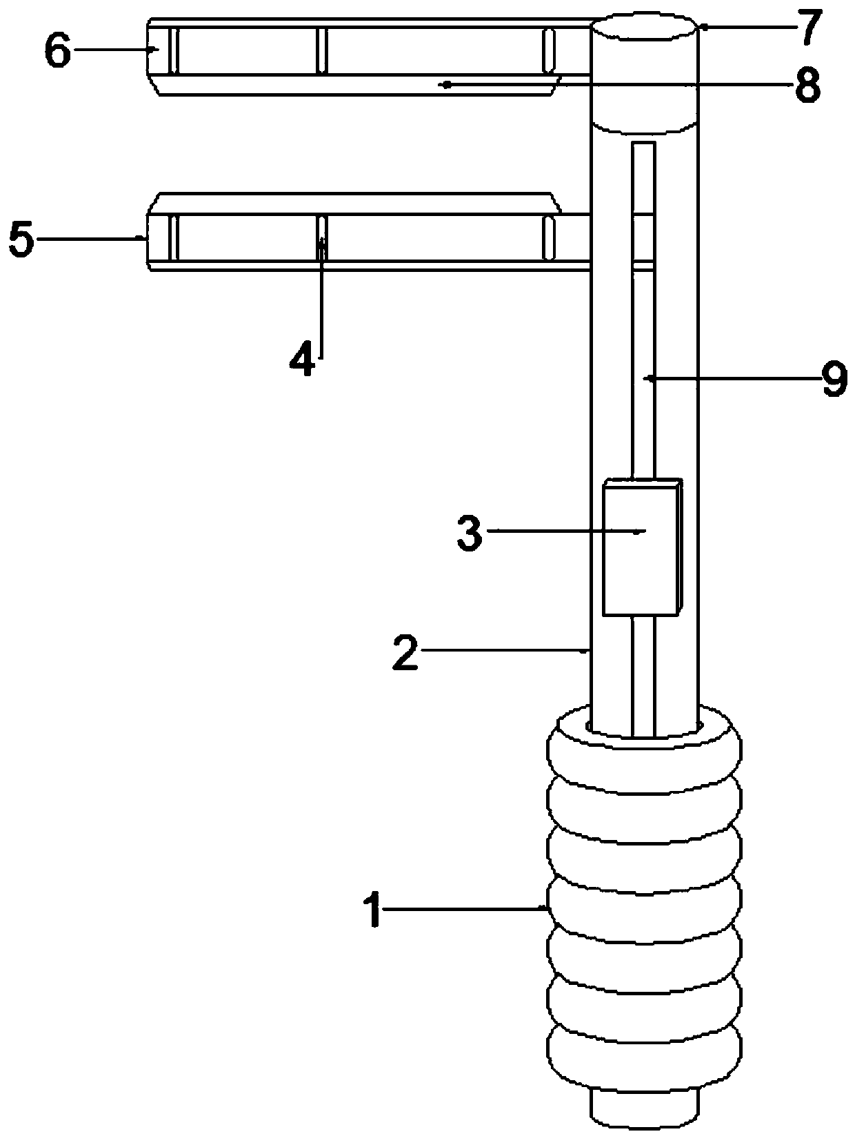 Manual vegetable reaping device