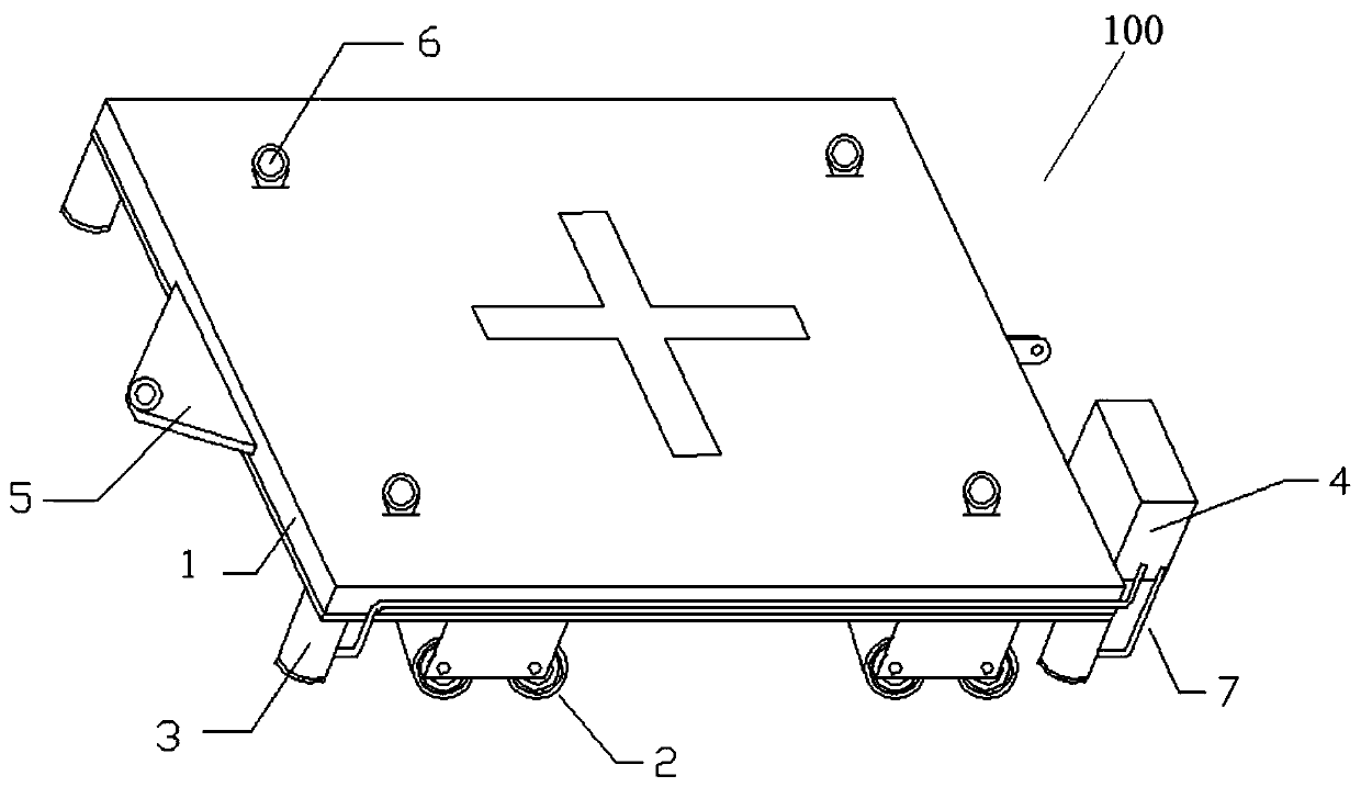 360-degree rotating heavy transfer vehicle