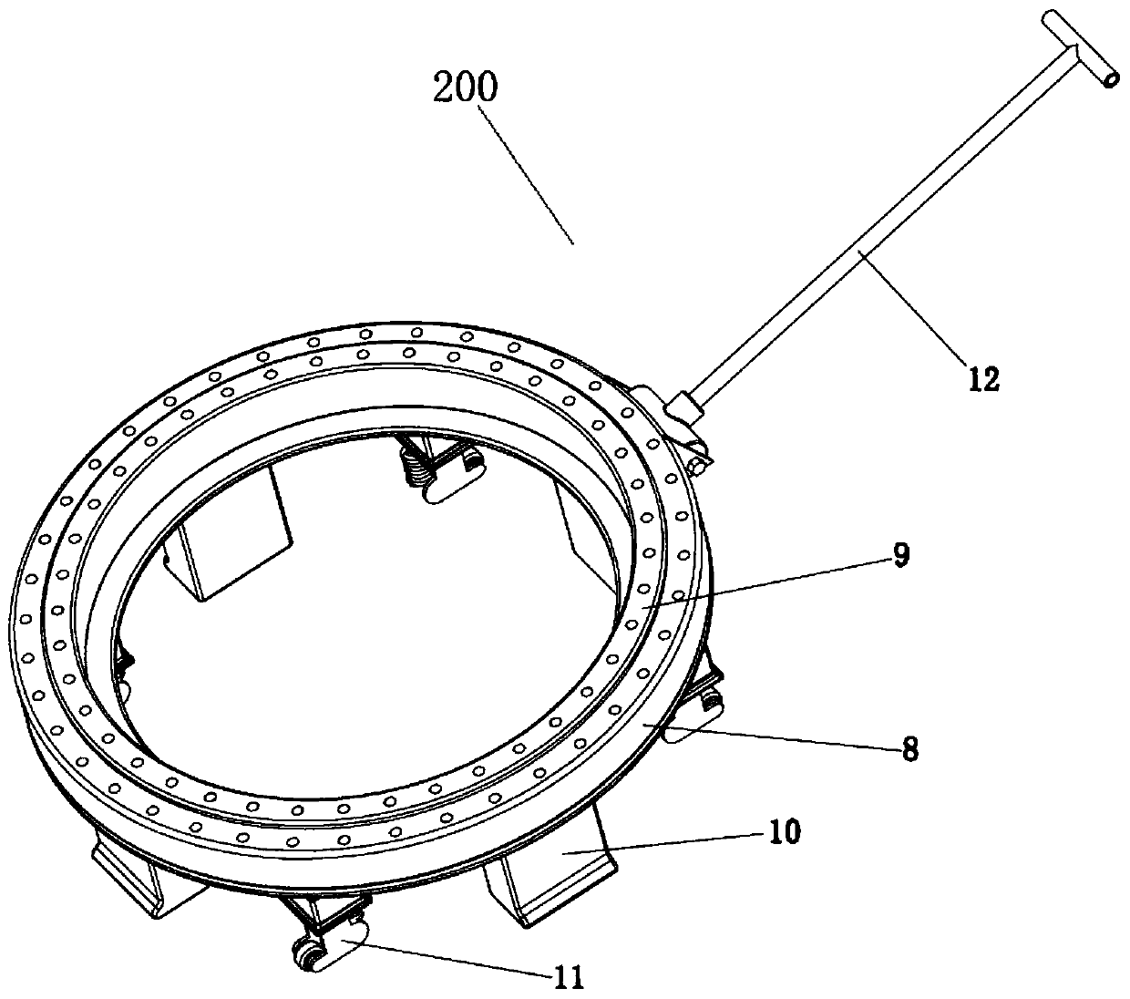 360-degree rotating heavy transfer vehicle