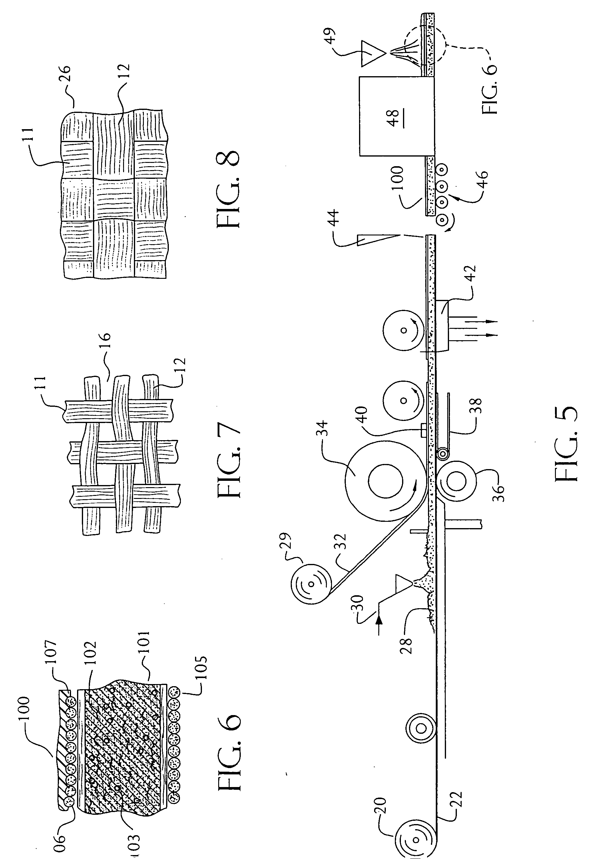 Facing material with controlled porosity for construction boards