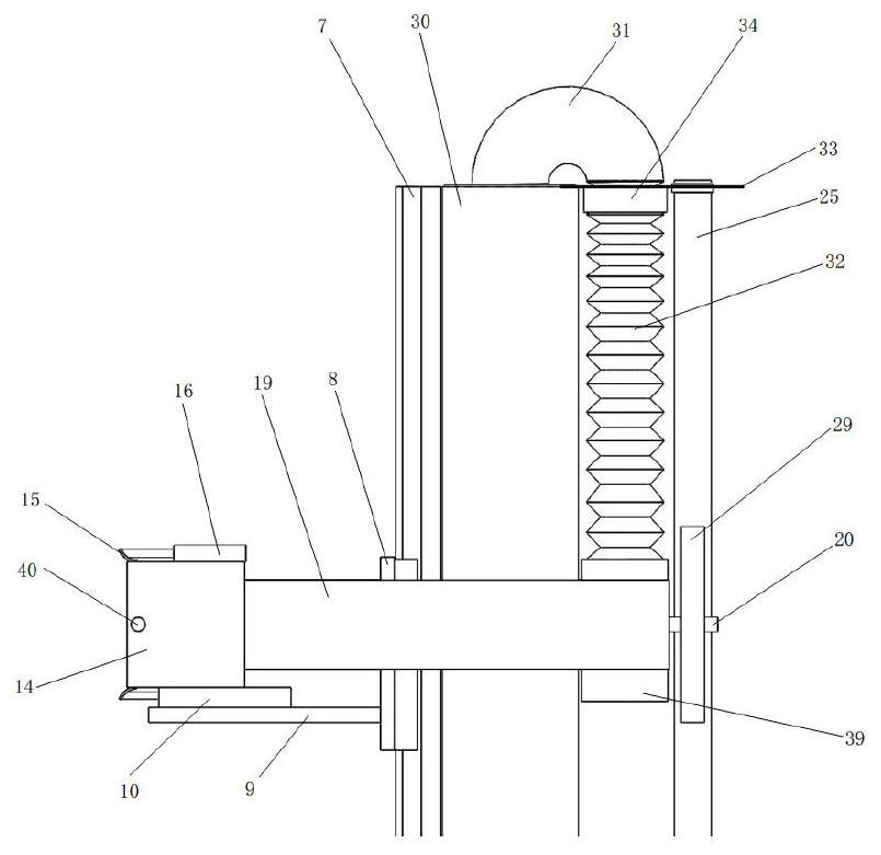 Full-automatic continuous plastering device for decoration construction