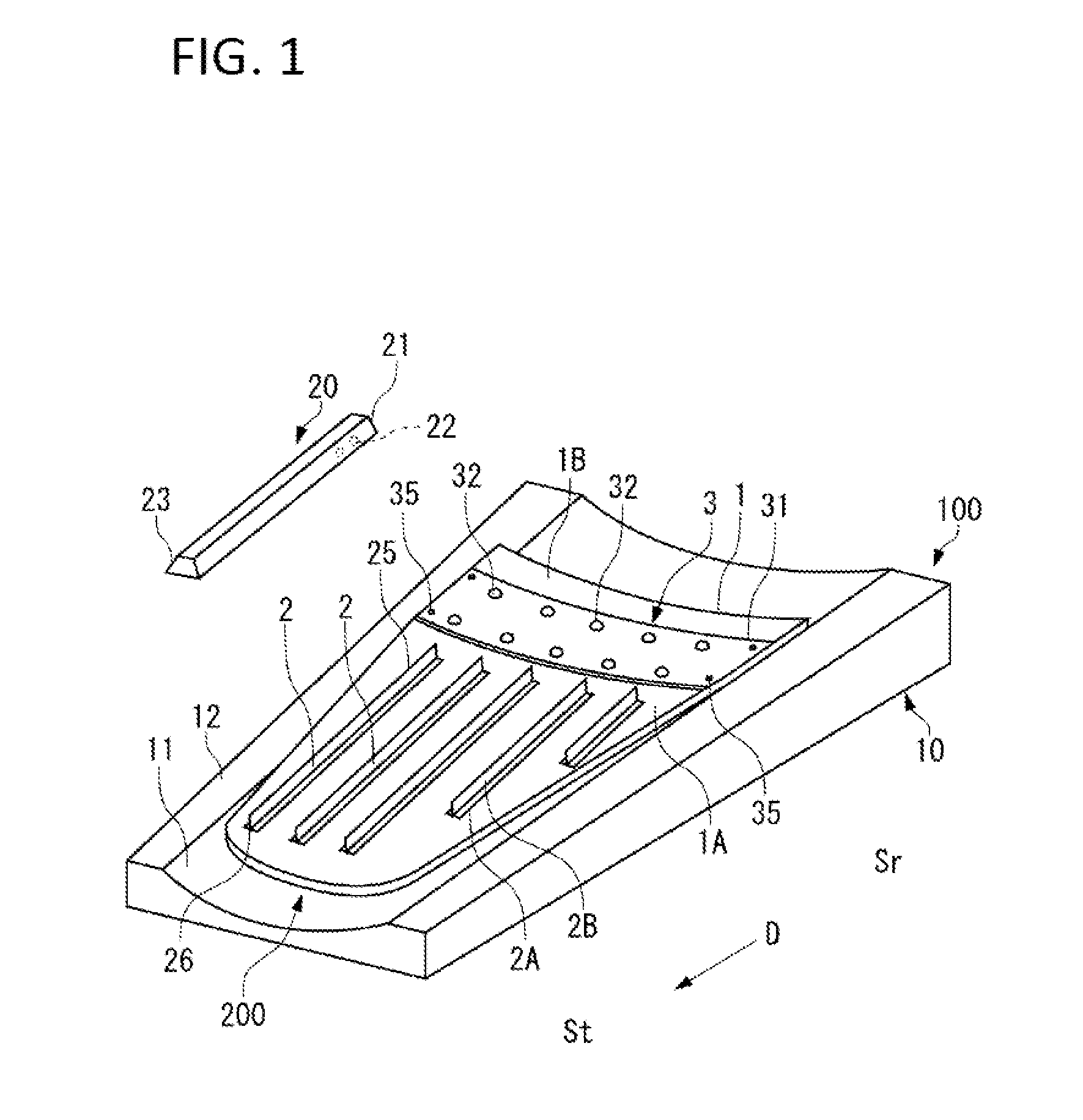 Device and method for manufacturing fiber-reinforced plastic structure