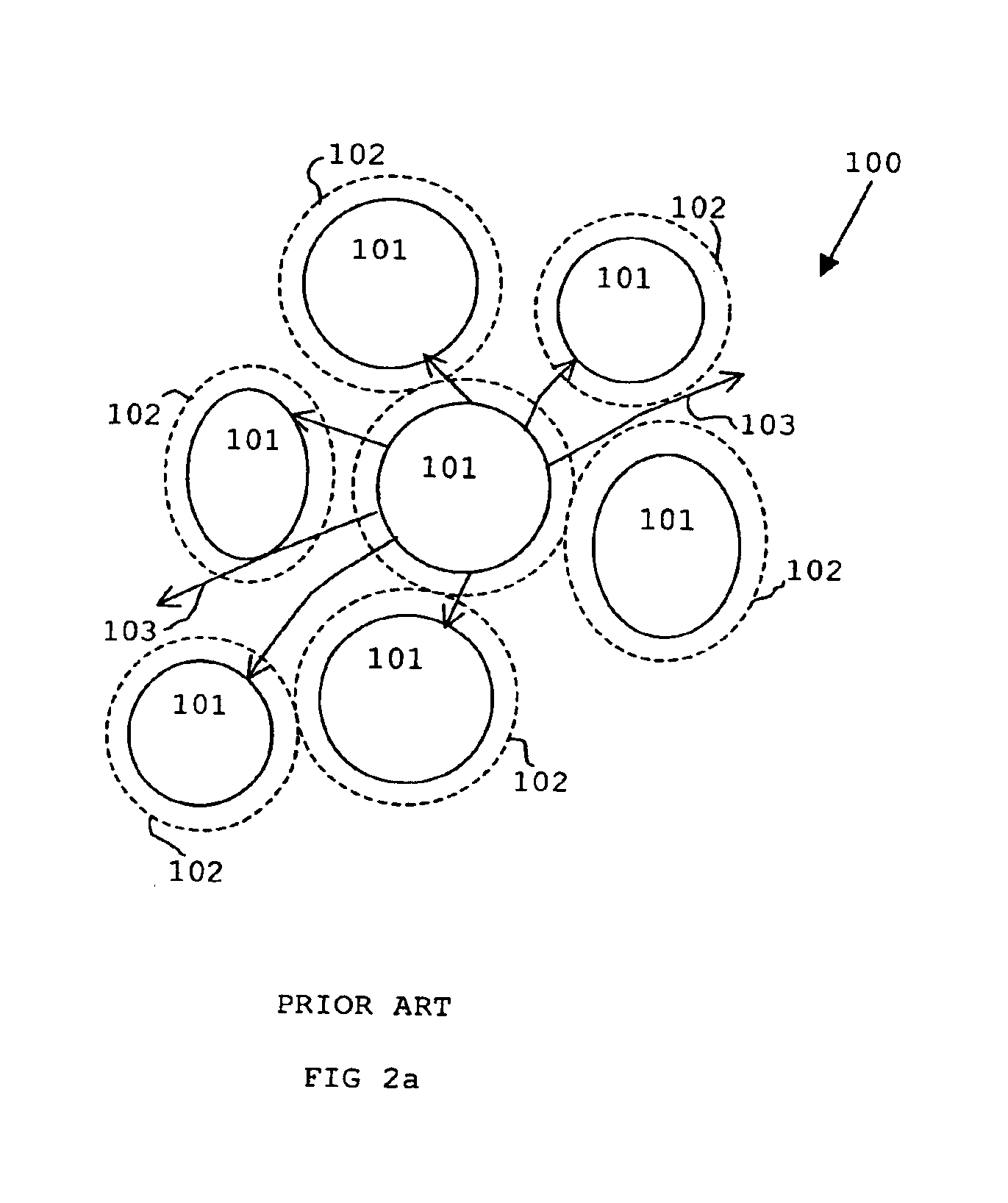 Coated phosphor filler and a method of forming the coated phosphor filler