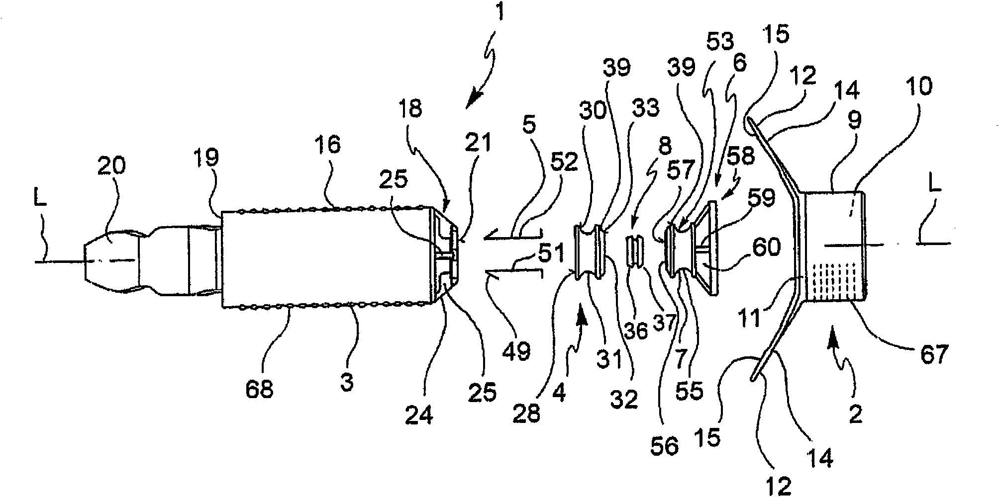 A rectal stump closure device for rectal resection