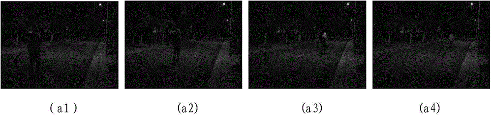 Anti-noise moving object detecting method based on frequency domain processing