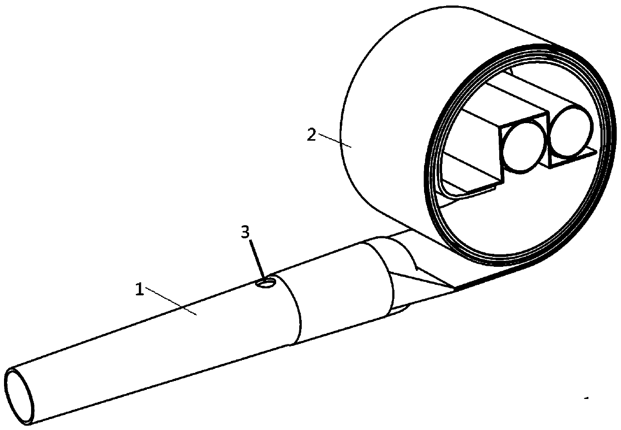 Soft actuator simulating frog tongue and application of soft actuator