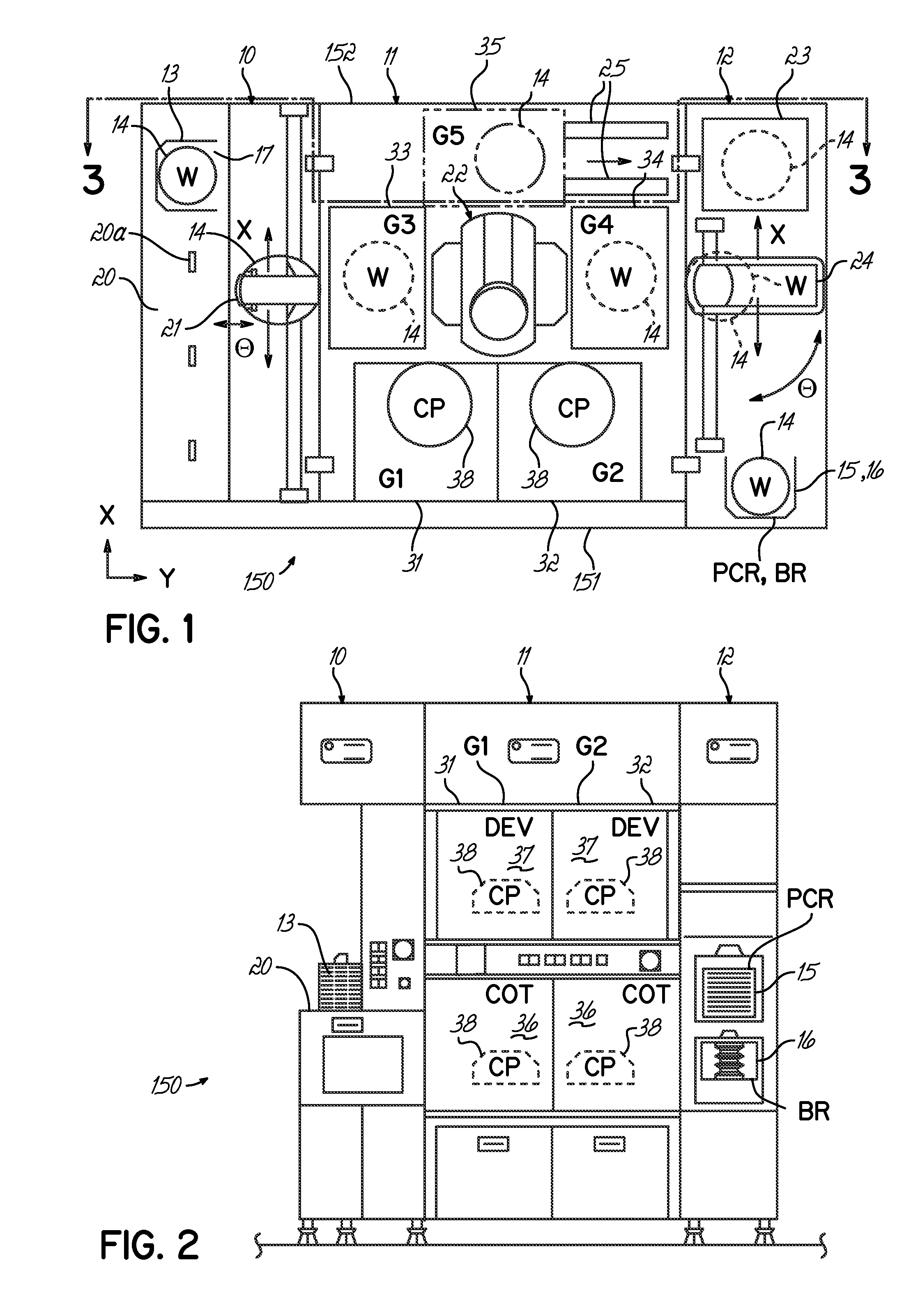 Methods and heat treatment apparatus for uniformly heating a substrate during a bake process