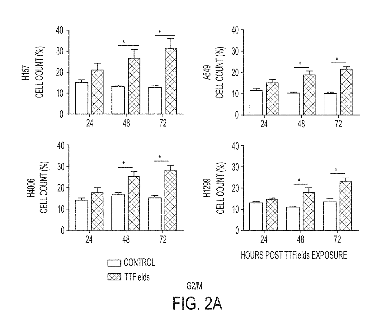 Treating Tumors Using TTFields Combined with a PARP Inhibitor