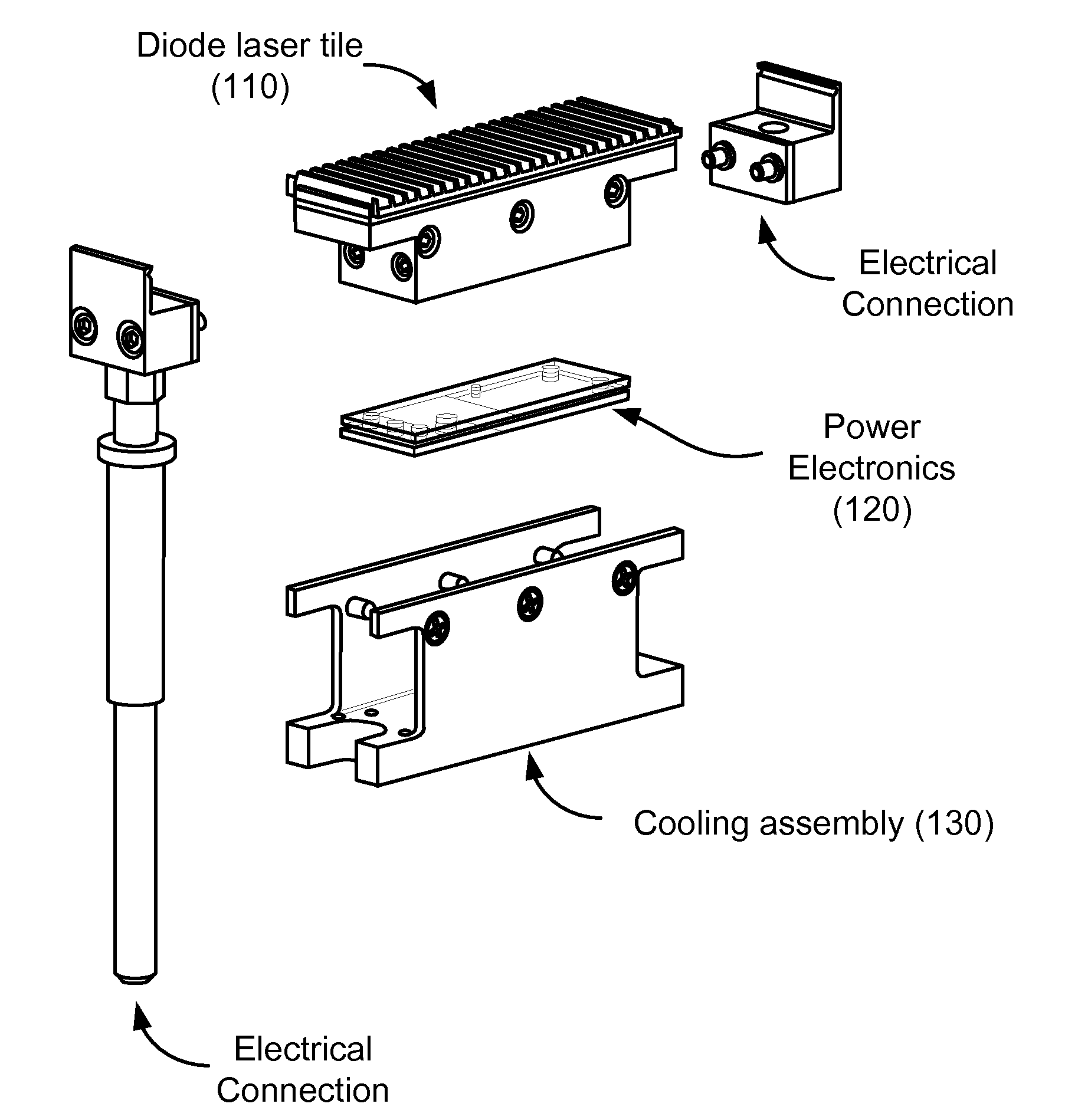 Method and system for powering and cooling semiconductor layers