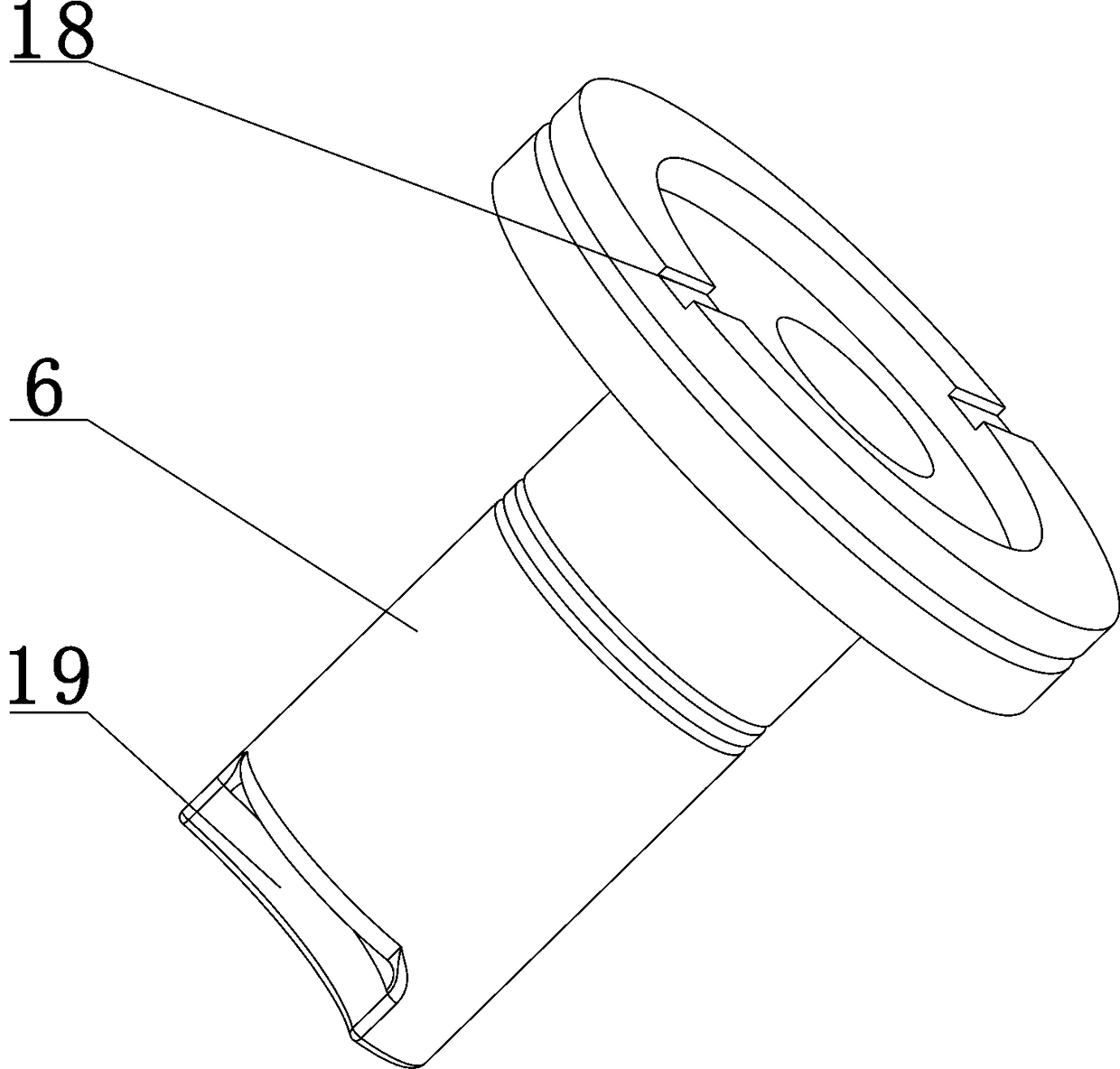 Variable-combustion-chamber two-stroke gasoline engine