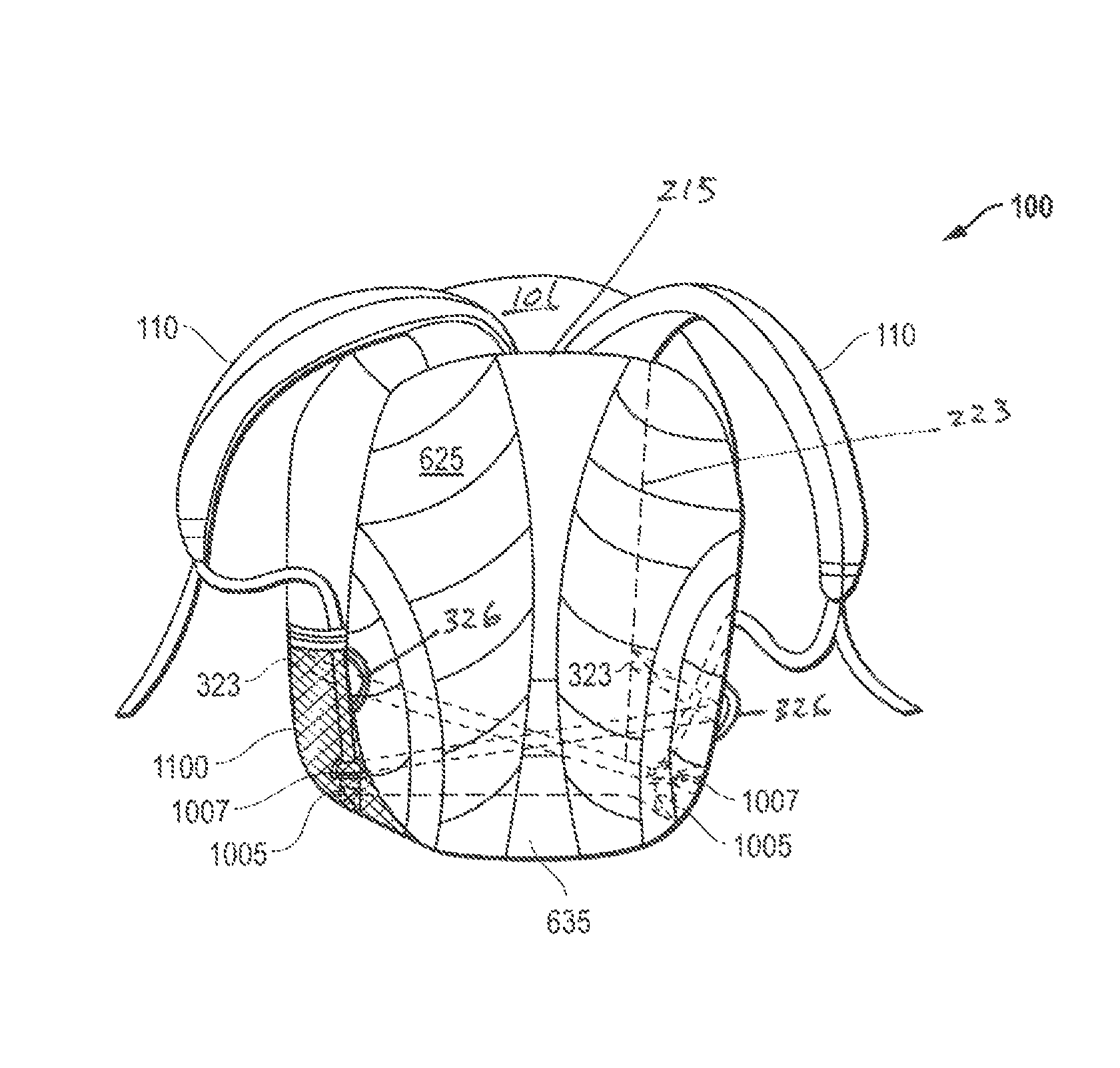 Compression system for backpack