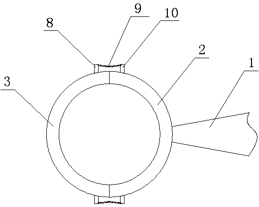 Ring-shaped nozzle of heat gun